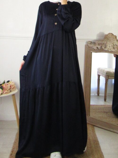 Robe Victoria - Bleu nuit