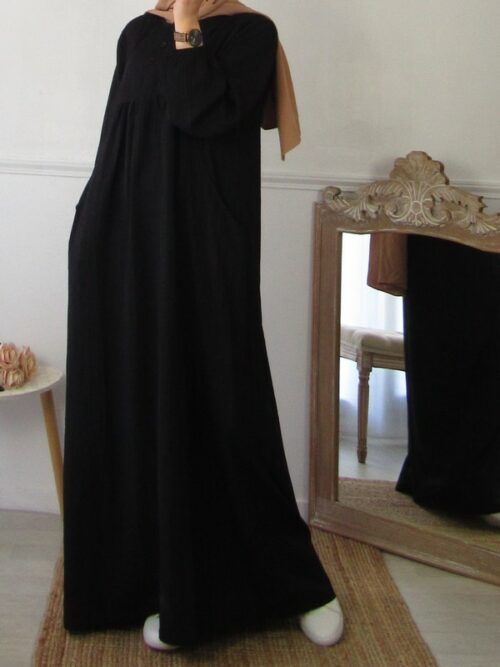 Robe Mouna - Noir