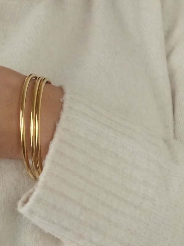 Bracelets joncs - Doré