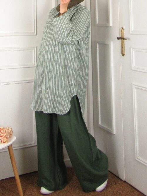 Chemise printemps/été - Vert kaki