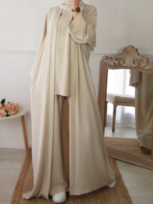 Ensemble Gilet + pantalon - Beige