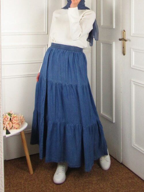 Jupe Denim - Bleu foncé