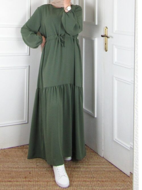 Robe Liana - Vert kaki
