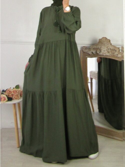 Robe Jade - Vert kaki