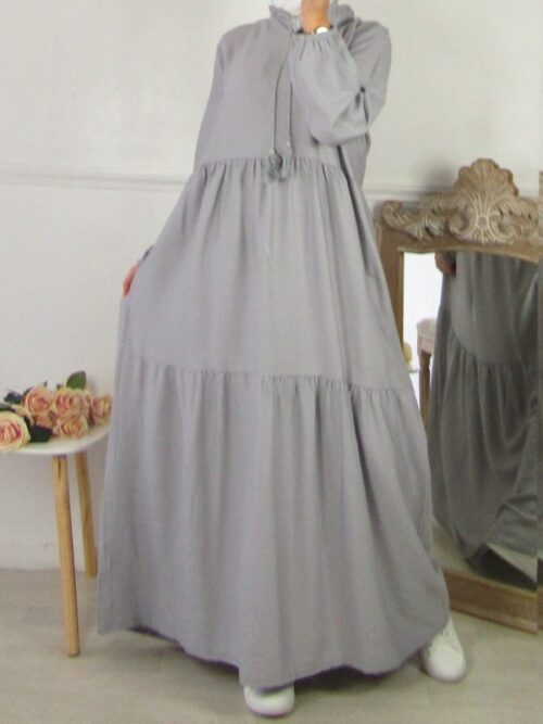 Robe Jade - Gris clair