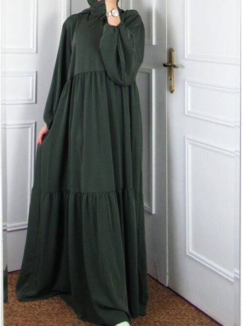 Robe Amal - Vert kaki