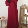 Robe Oversize - Rouge foncé
