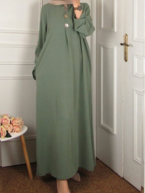 Robe Anna - Vert kaki