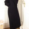 Robe pull Hiver - Noir