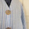 Robe Line - Bleu clair/Blanc