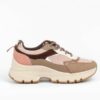 Baskets femme - Rose/Taupe