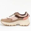 Baskets femme - Rose/Taupe