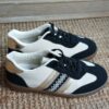 Baskets basses - Noir/Beige