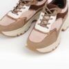 Baskets femme - Rose/Taupe