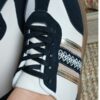 Baskets basses - Noir/Beige