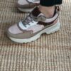 Baskets femme - Rose/Taupe