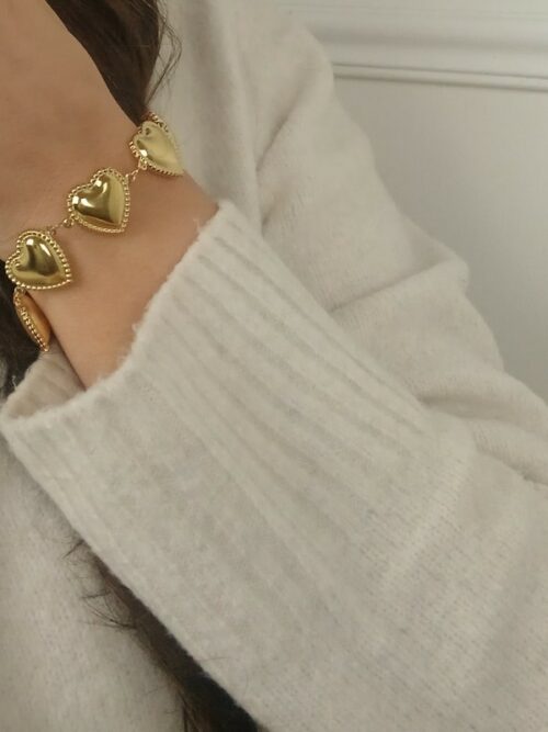 Bracelet à coeur