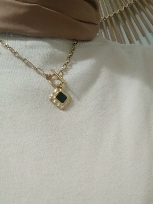 Collier Lima - Doré/Noir