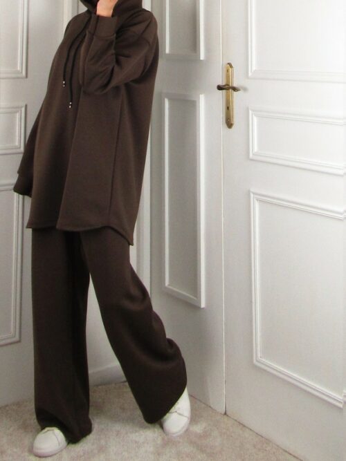 Ensemble à capuche - Marron