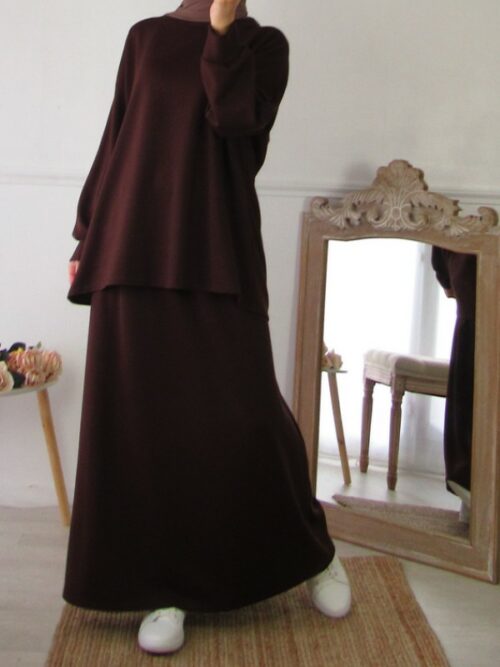 Ensemble automne - Marron