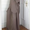 Ensemble avec khimar - Taupe
