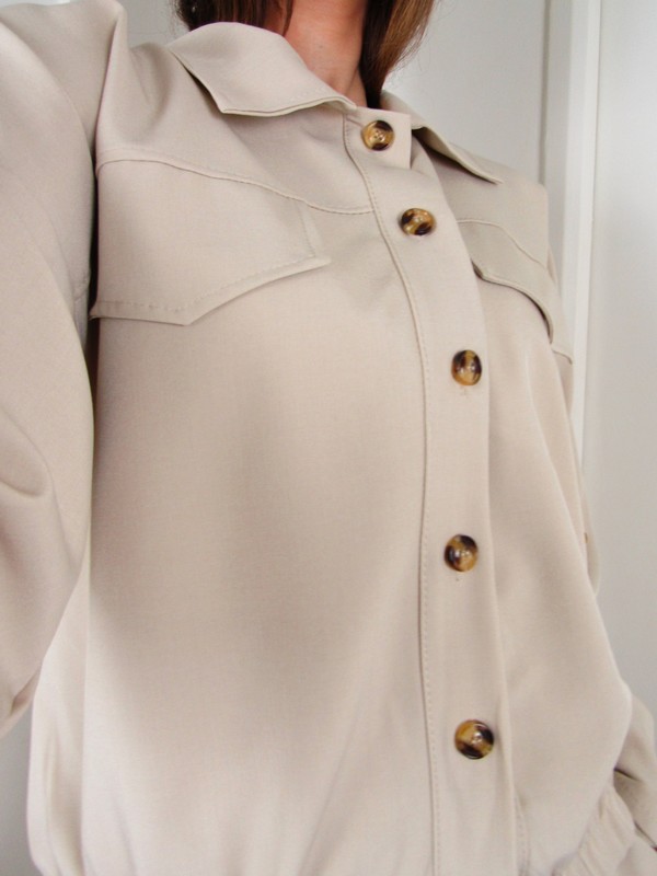 Ensemble veste et pantalon - Beige