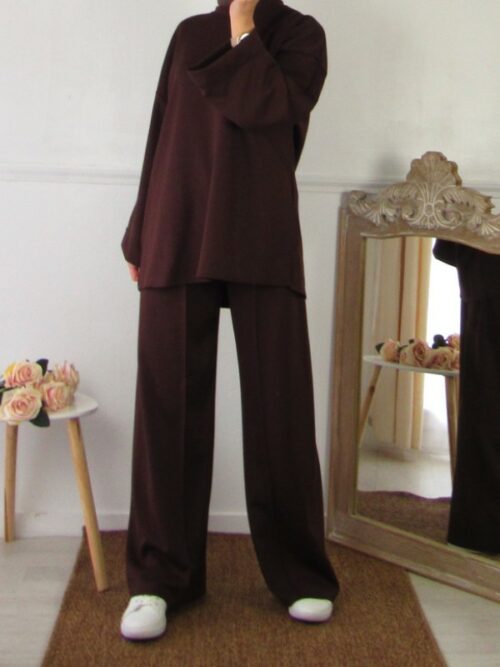 Ensemble Inès - Marron