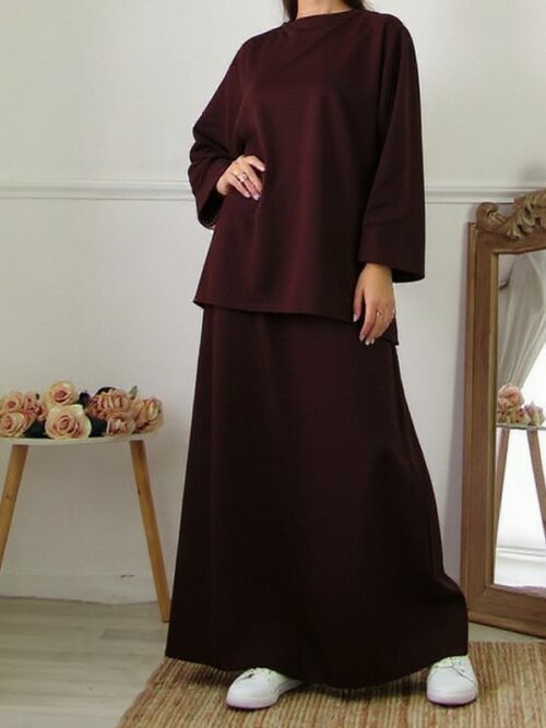 Ensemble automne - Marron