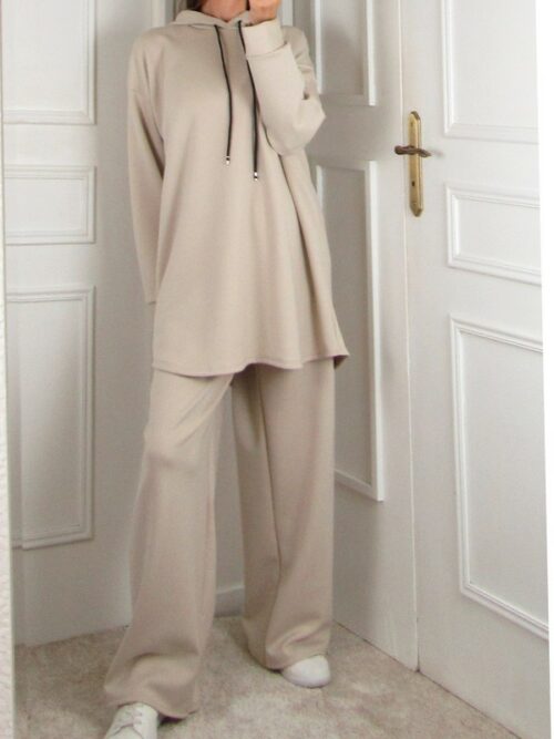 Ensemble à capuche - Beige