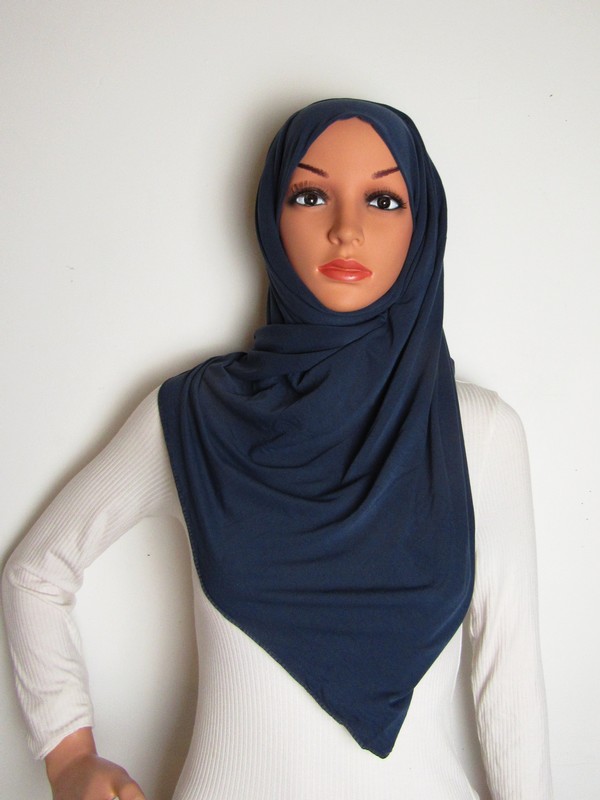 Foulard jersey - Bleu nuit
