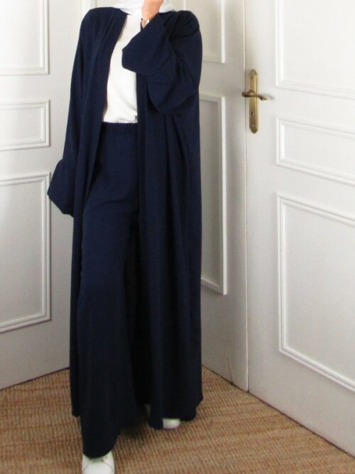 Gilet Oversize - Bleu nuit