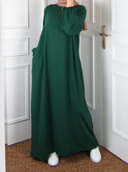 Robe Hawa - Vert émeraude