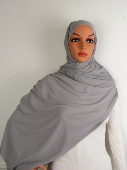 Foulard jersey - Gris clair