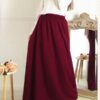 Jupe opaque Emma - Bordeaux
