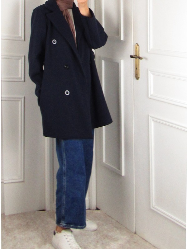Manteau Tania - Bleu nuit