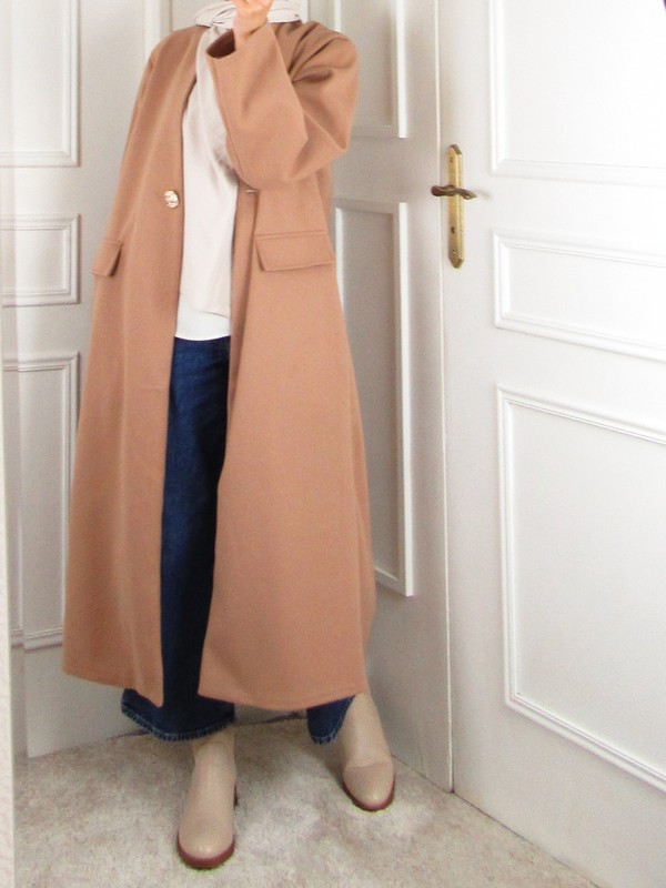 Manteau long femme - Camel