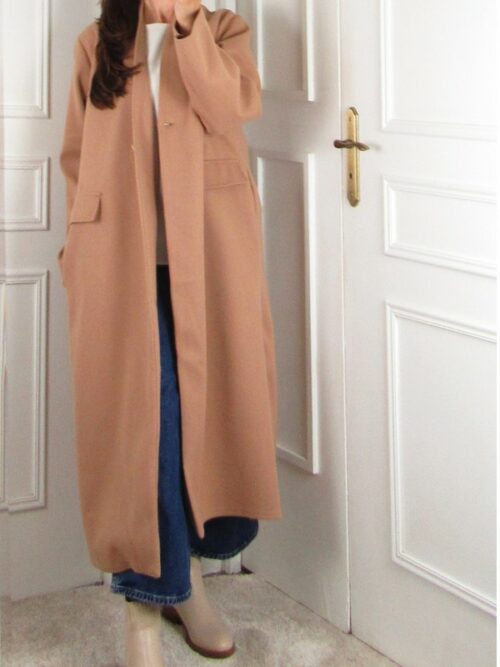 Manteau long femme - Camel
