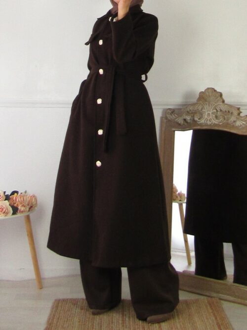 Manteau Alma - Marron