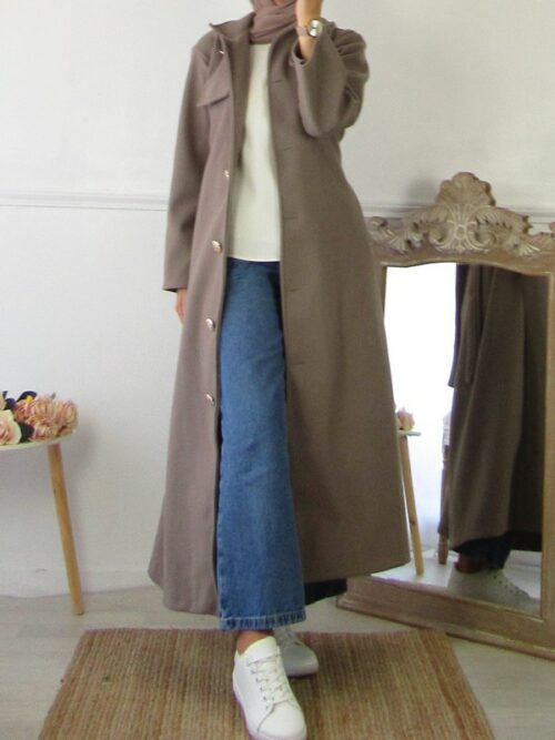 Manteau Alma - Taupe