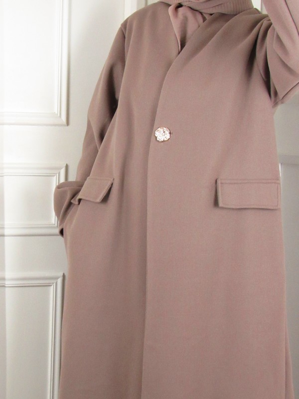 Manteau long femme - Taupe