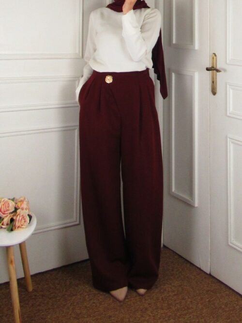Pantalon élégance - Bordeaux