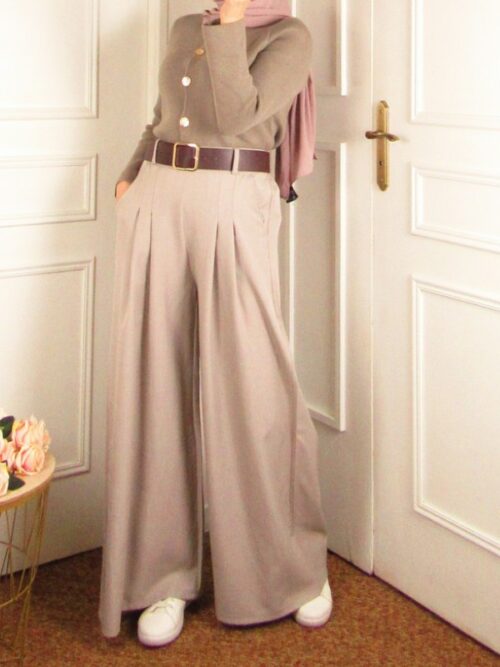 Pantalon élégance - Beige taupe