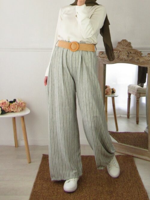 Pantalon printemps - Vert kaki