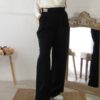 Pantalon taille haute - Noir