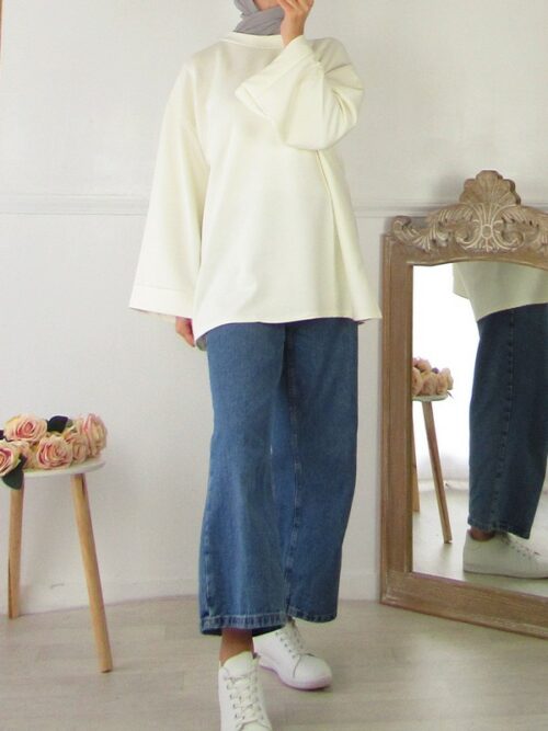 Pull Oversize - Blanc cassé