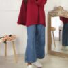 Pull Oversize - Rouge Bordeaux