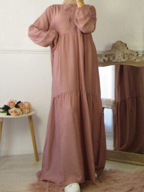 Robe Inès - Vieux Rose