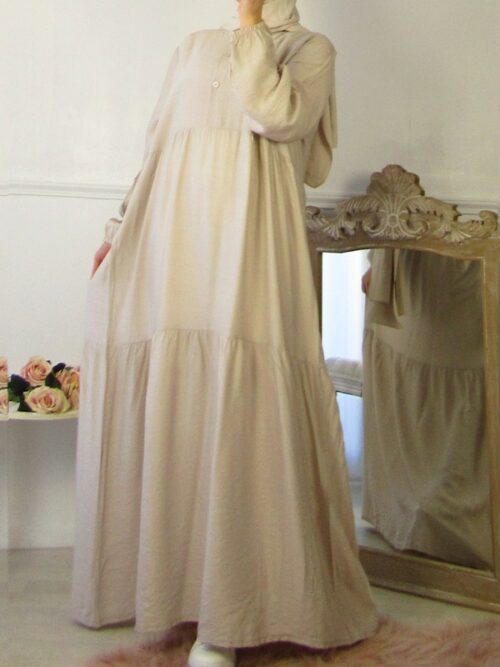 Robe Inès - Beige