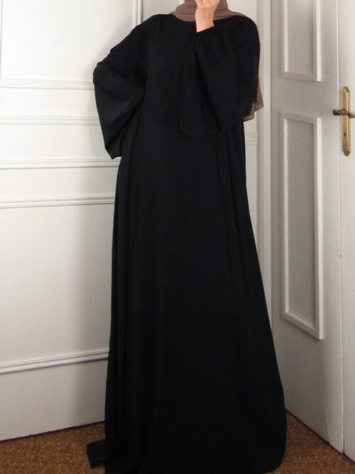 Robe grande taille - Noir