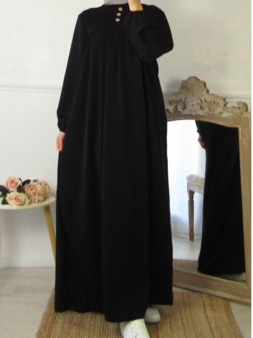 Robe Houda - Noir